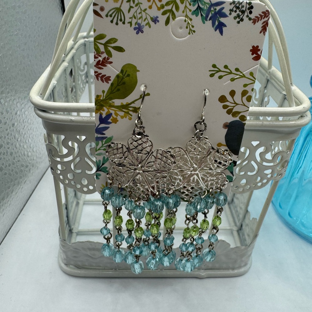 Fashion Beaded Dangle‎ Earrings NEW